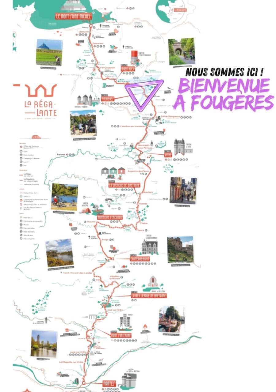 L'Ecrin Medieval Fougères Kültér fotó